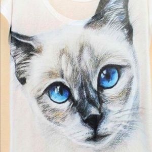 Cute kitty tee shirt